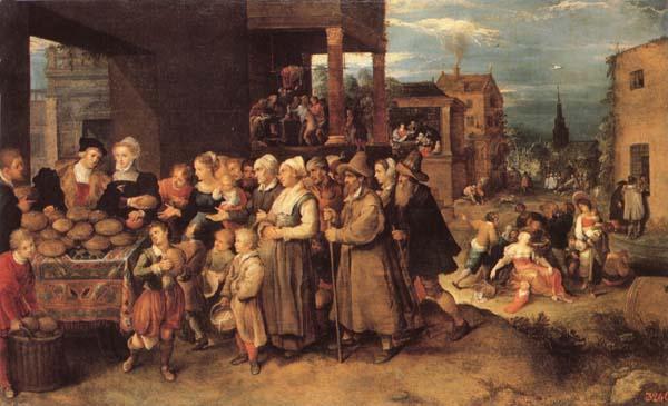 Francken, Frans II The Seven Acts of Charity oil painting picture